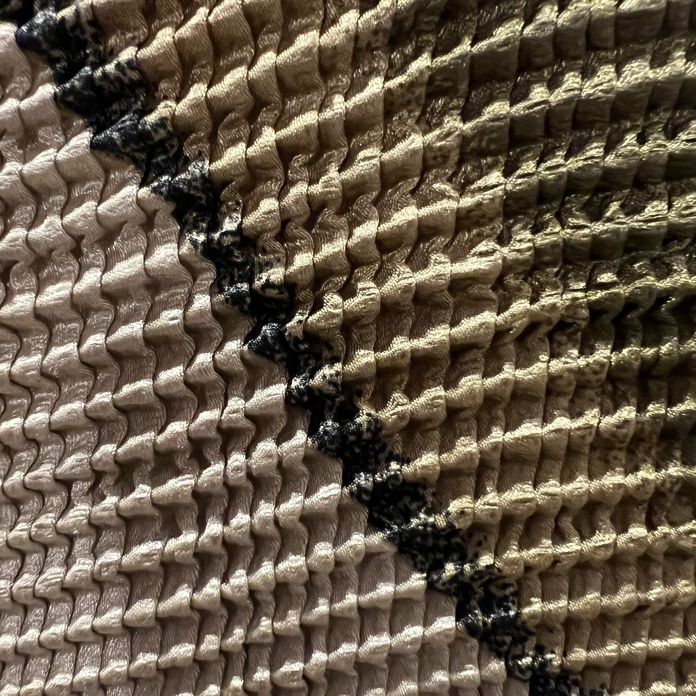 Milano High Round Collar Sleeveless Ribbed Top Mixed Patchwork Animal 🐆 Print - Picture 7 of 13